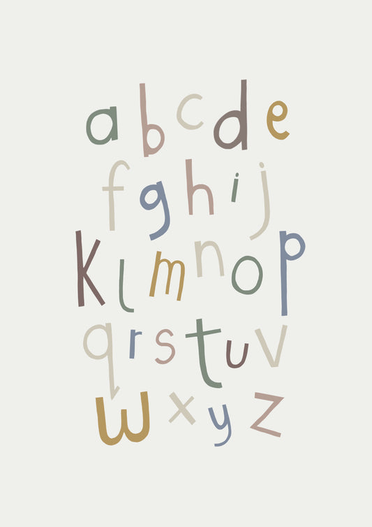 Playful Pastel ABCs