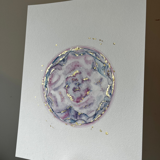 Multi Colour Watercolour Embryo