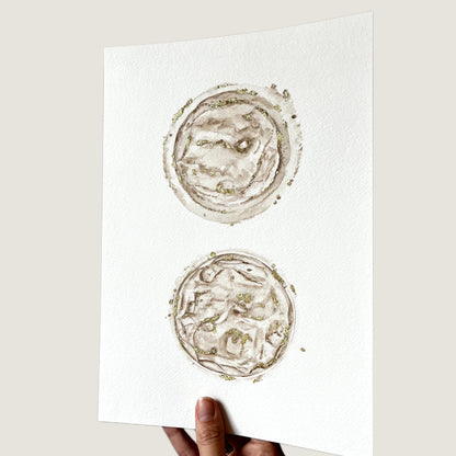 Watercolour Double Embryo