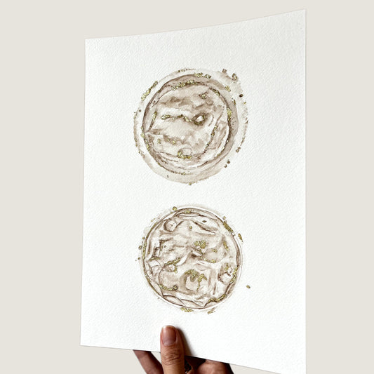 Watercolour Double Embryo