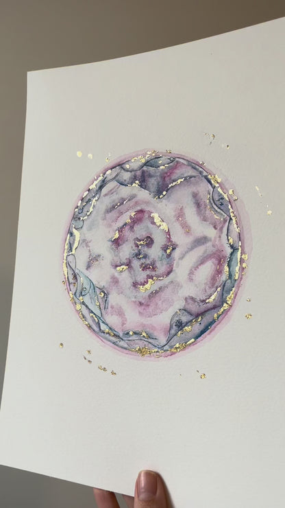 Multi Colour Watercolour Embryo